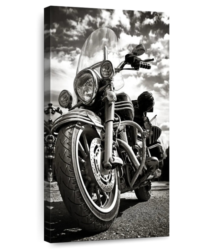 Monochromatic Motorcycle, 24" H x 12" W