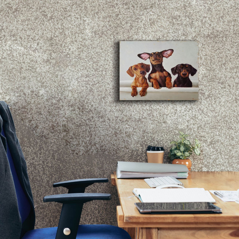 " 3 Amigos " by Lucia Heffernan, 12" H x 16" W