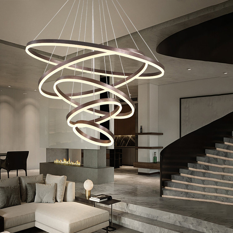 Konstadinos 5 - Light Unique Tiered LED Chandelier