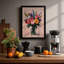 Blooms in Glass Botanical - Framed Print-706828497-706828511