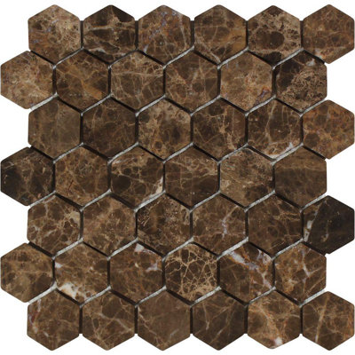 Marble Honeycomb Mosaic Wall & Floor Tile