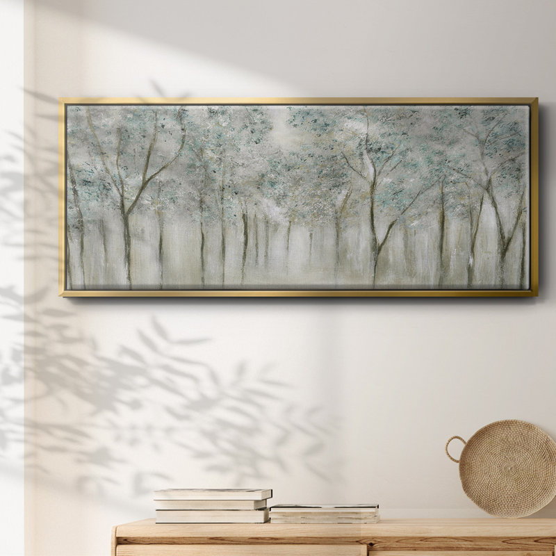 «Neutral Spring», reproduction sur toile, Or, H 12 po x l 30 po x P 1,5 po