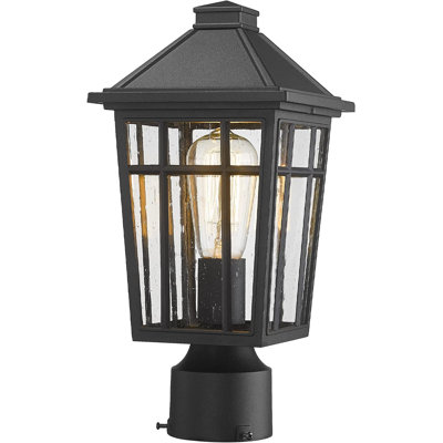 Luminaire extérieur pour lampadaire, boîtier en aluminium imperméable avec verre