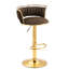Tabouret de bar pivotant avec dossier Ginko-879315310-882844519