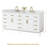 Gavino 84" W Double Bathroom Vanity Set with Mirror-1201026724