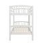 Twin Over Twin Wood Bunk Bed With Ladder Bedroom Furniture