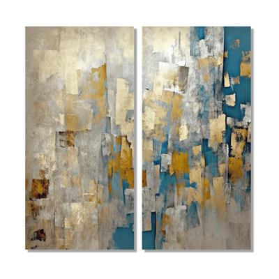 Southern Sunrise Abstract Expressionism VI - Collages de grandes impressions sur toile surdimensionnées