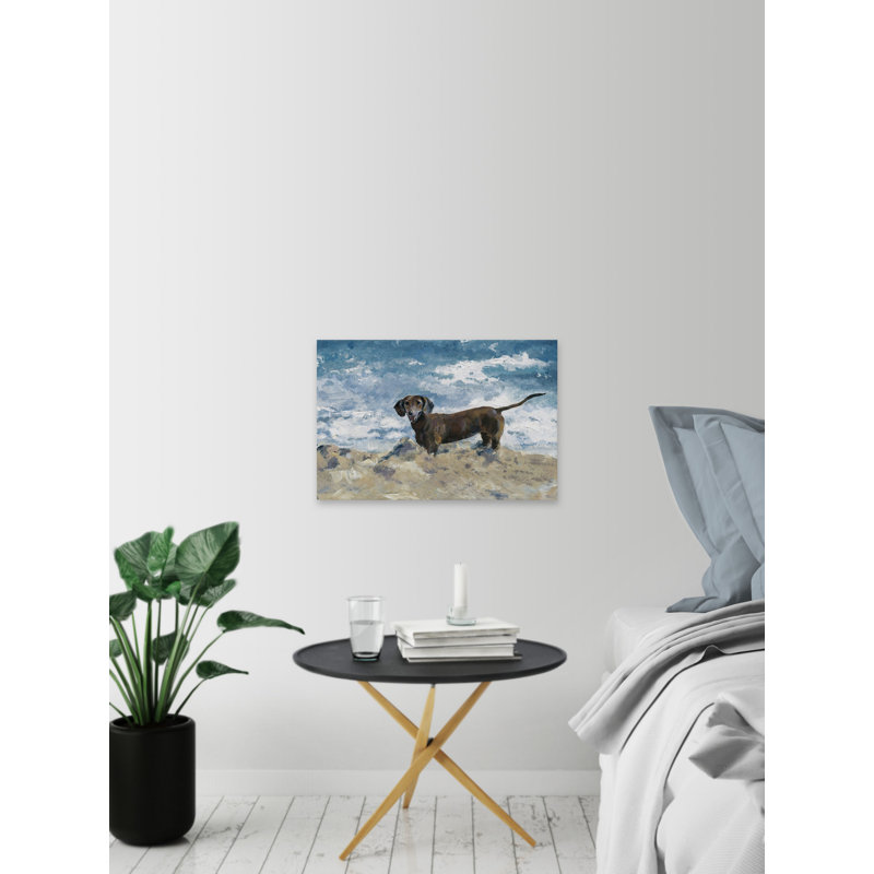 " Enjoying The Sand " by Parvez Taj, 40" H x 60" W x 1.5" D