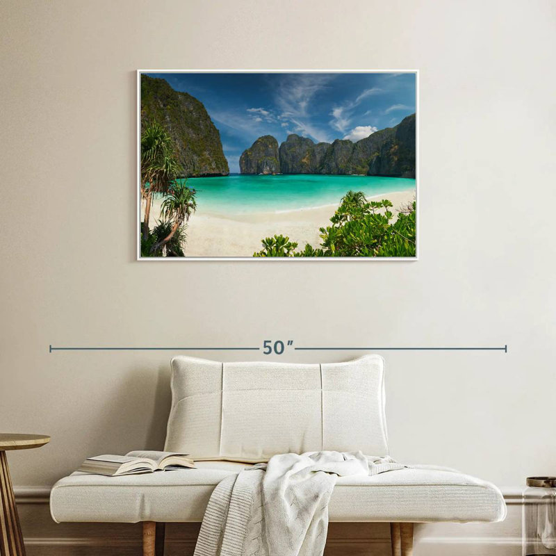 Phi Phi Island Azaylee, Floating Frame White, 37" X 25"