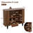 39" Modern Fluted Bar Cabinet with Storage Drawer & Hidden Side Compartments-129194099