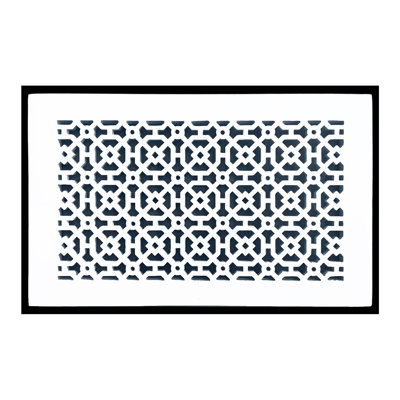  AIR RETURN 8"x14" Duct Opening | Heavy Cast Aluminum Air Grille (10"x16" Overall) | Powder Coated