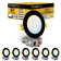 Panel Downlight 6'' Selectable Color Temperature Dimmable Air-Tight IC Rated LED Canless Recessed Lighting Kit