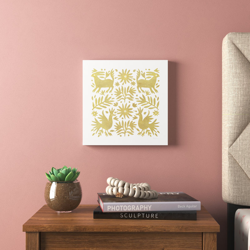 «Otomi Elegance I» par Nancy Green, reproduction sur toile, H 12 po x l 12 po