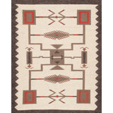 Tuscany Rectangle Rectangle 7'1" X 9'9" Flatweave Wool Area Rug
