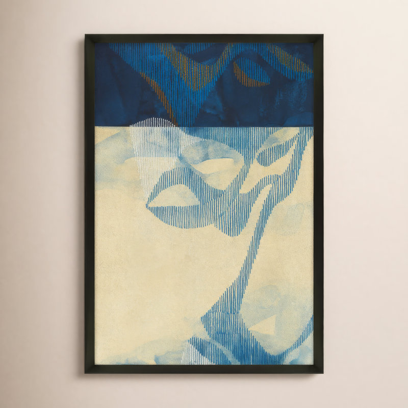 Far North 3 By Jacques Pilon - Framed Wall Art, 20" H x 14" W x 1.25" D, Black Framed