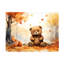 Momart Autumn Bear Cub sur toile-367008188