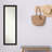 Jishnu Solid Wood Rectangle Wall Mirror