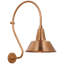 Thomas O'Brien, "Academy 18" Larrabee Barn Light in Soft Copper with 16" Bowers Shade-18757810
