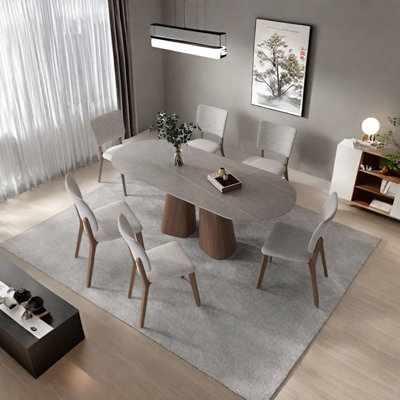 Modern minimalist dining table set