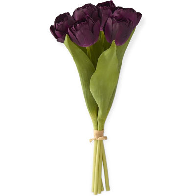 13" Real Touch Plum Tulip Bundle