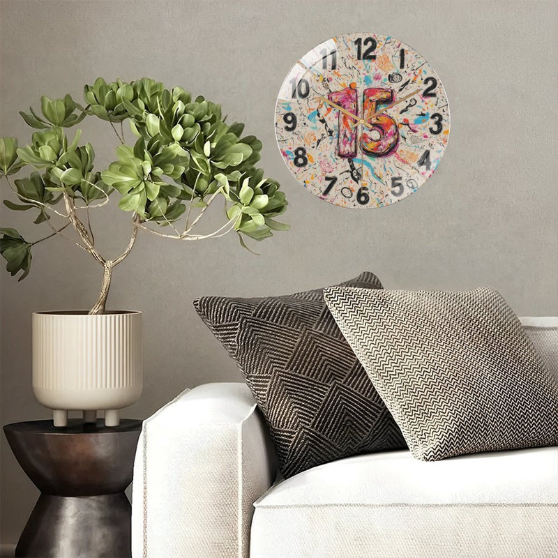 Horloge murale 12 po