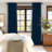 Isio 52" W 100% Blackout Curtain Panel, Thermal Insulated Rod Pocket-232741367-247411655