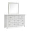 Commode blanche avec miroir-1375157236