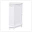 Armoire de salle de bain avec rangement en coin triangulaire avec tablettes réglables, panneau de fibres à densité moyenne moderne pour une utilisation efficace de l'espace-327007479