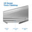 Tables de travail en acier inoxydable l 24 po x L 72 po