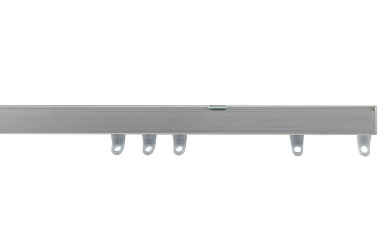 Minne Aluminium Curtain Track/Rail, 300cm W, Silver