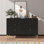 Armoire de rangement moderne à 7 tiroirs: Organisateur en bois massif pour chambre à coucher