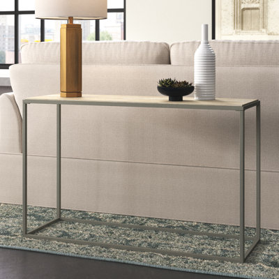 Kressley 48'' Stone Top Console Table