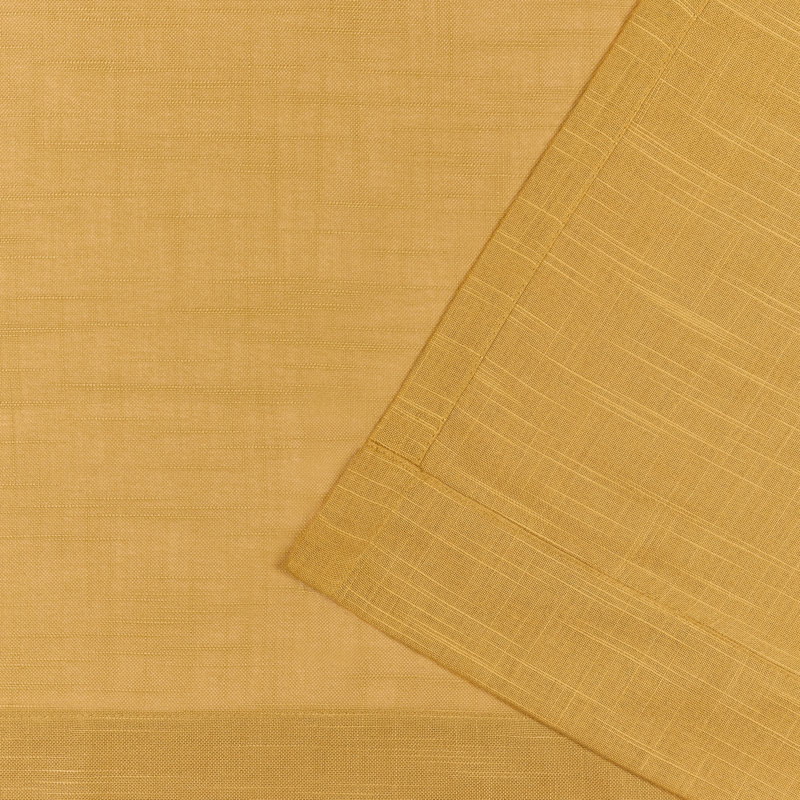 Nicole Miller New York Dunbar Light Filtering Rod Pocket Curtain Panels, 50" W x 84" L, Honey Gold