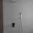 Wall Mounted Shower System With Handheld Shower Single Handle Shower Faucet Set Modern Brass Rainfall Shower Trim Kit With Pressure Balance Valve-122738721