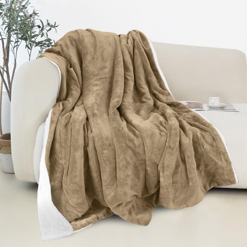 Weighted Throw Blanket, Taupe