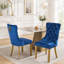 Chaise de salle à manger rembourrée contemporaine (lot de 2)-727024467