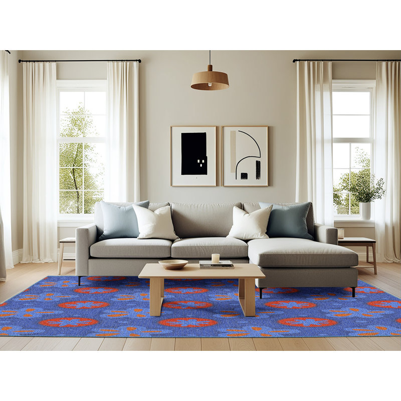 Mauve Non disponible/rose Tapis décoratif, Rectangle 6 pi x 9 pi