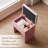 Makeup Vanity Desk w/ LED Lights & Power Outlets - 2 Drawers, Cabinet & Stool - Dressing Table with Charging Station-1975714339