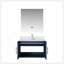 Meuble-lavabo polyvalent 30 po X P 22 po D, comptoir en marbre de Carrare, ensemble de robinet et Miroir à DEL-1701075020