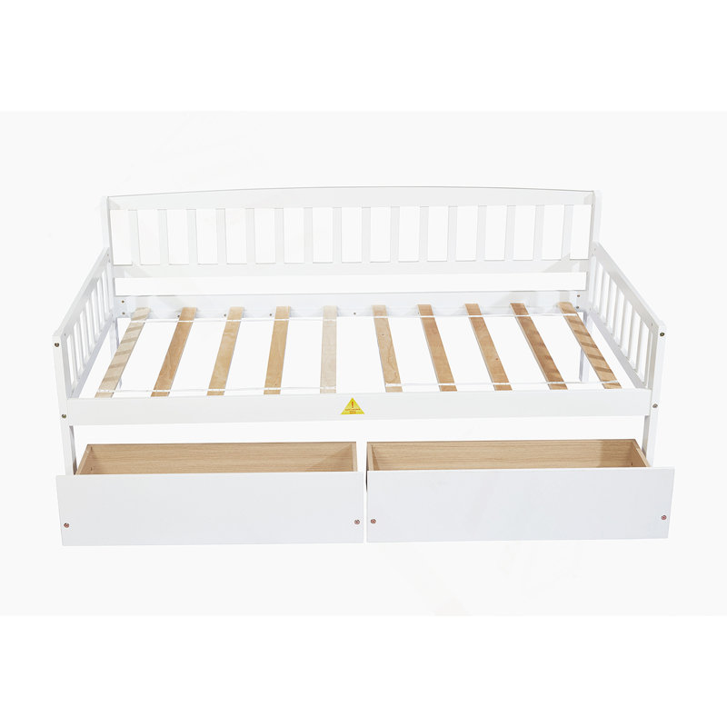 White Twin Bed, White