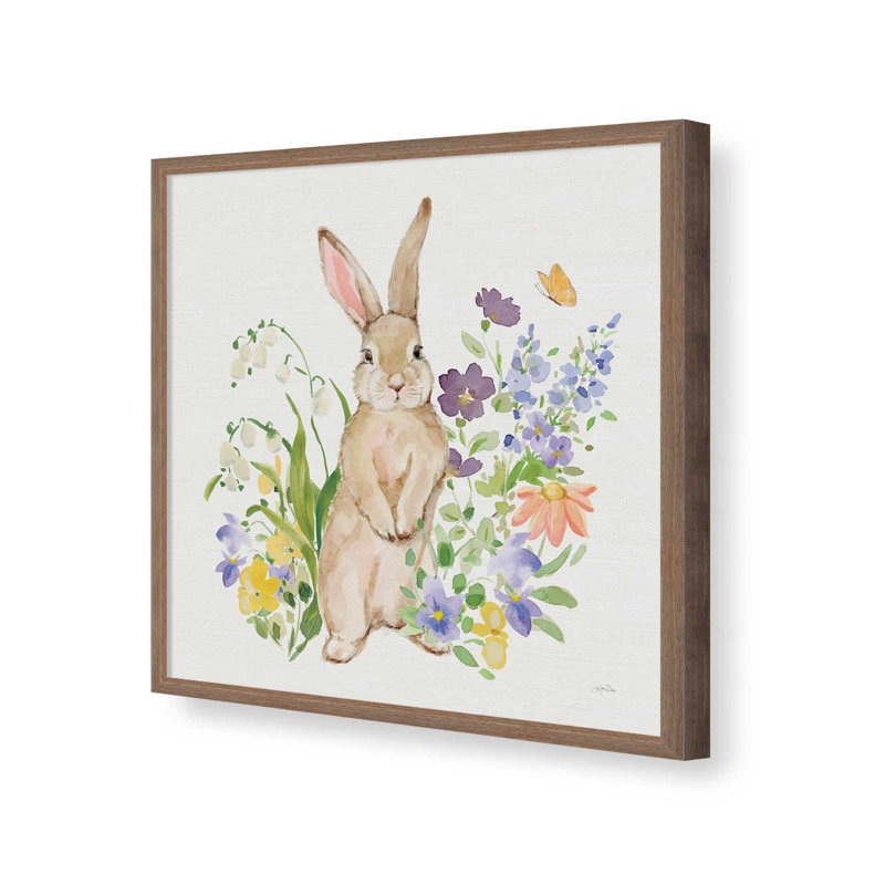 «Spring Celebration II» par Katrina Pete, reproduction d'art, H 30 po x l 30 po, Brun