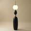 Plastique noir renforcé de fibres de verre + lampes sur pied sans verre
