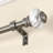 Hession Steel Adjustable Single Curtain Rod