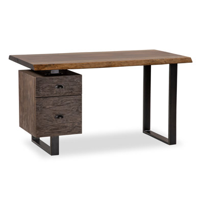 Metal File Solid Wood Table Base