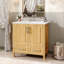 Meuble-lavabo autoportant 30 po avec comptoir en résine et lavabo Neston-114857237
