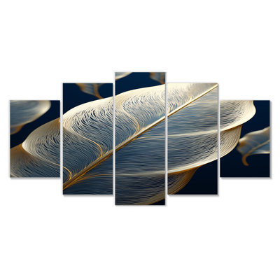 Laken - Leaves Wall Art Decor Set 5 Piece