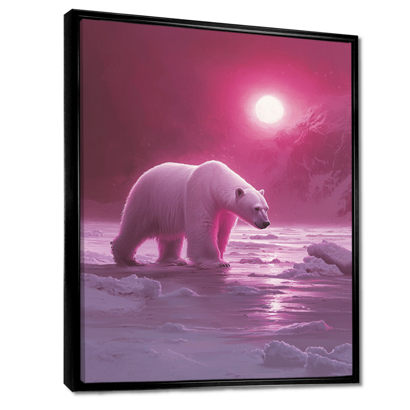 Eccleshall - animaux, art mural sur toile, Noir, Impression encadrée flottante, H 20 po x l 12 po