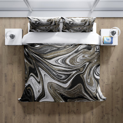 Polyester Abstract Duvet Cover
