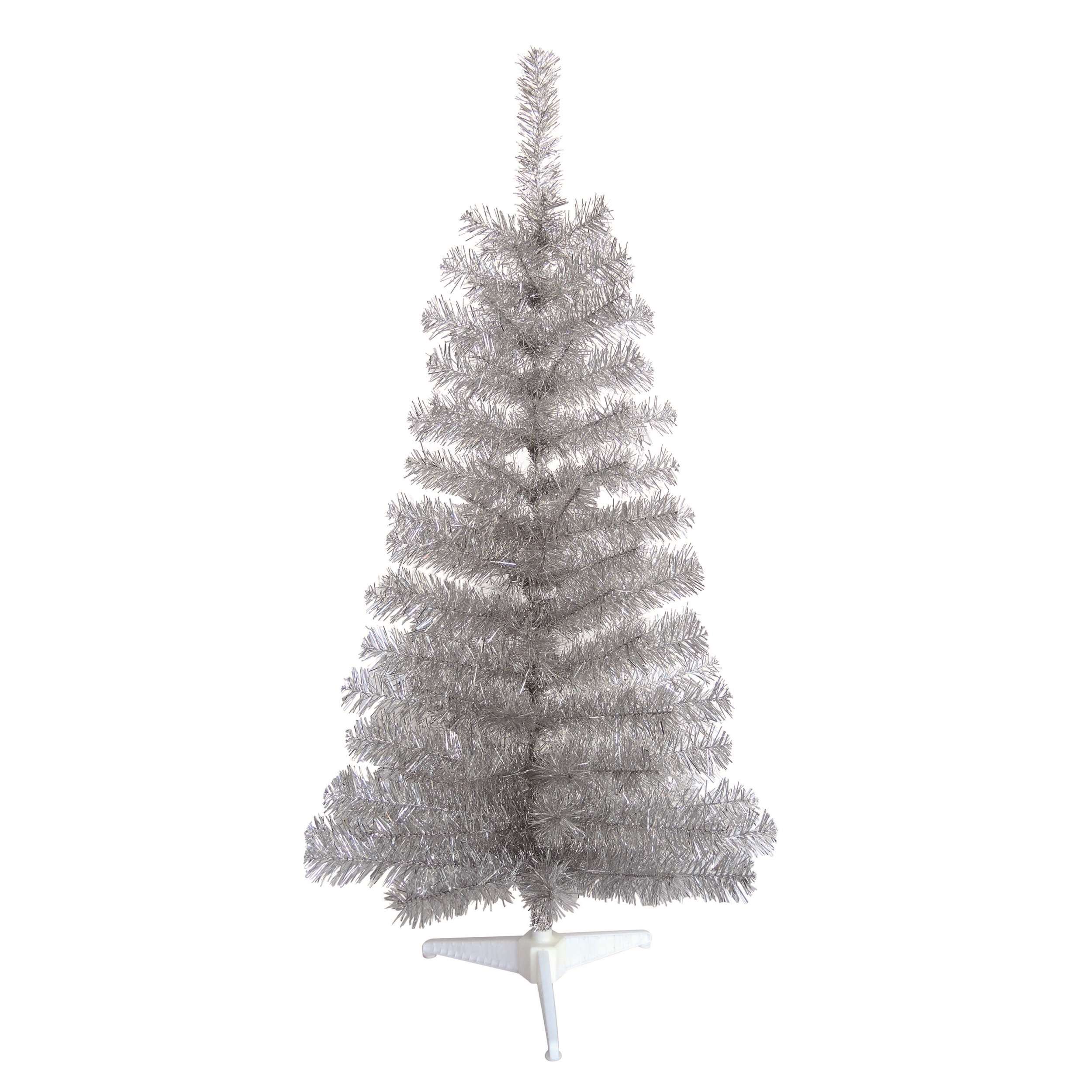 The Holiday Aisle® Artificial Silver Christmas Tinsel Tree Wayfair Canada
