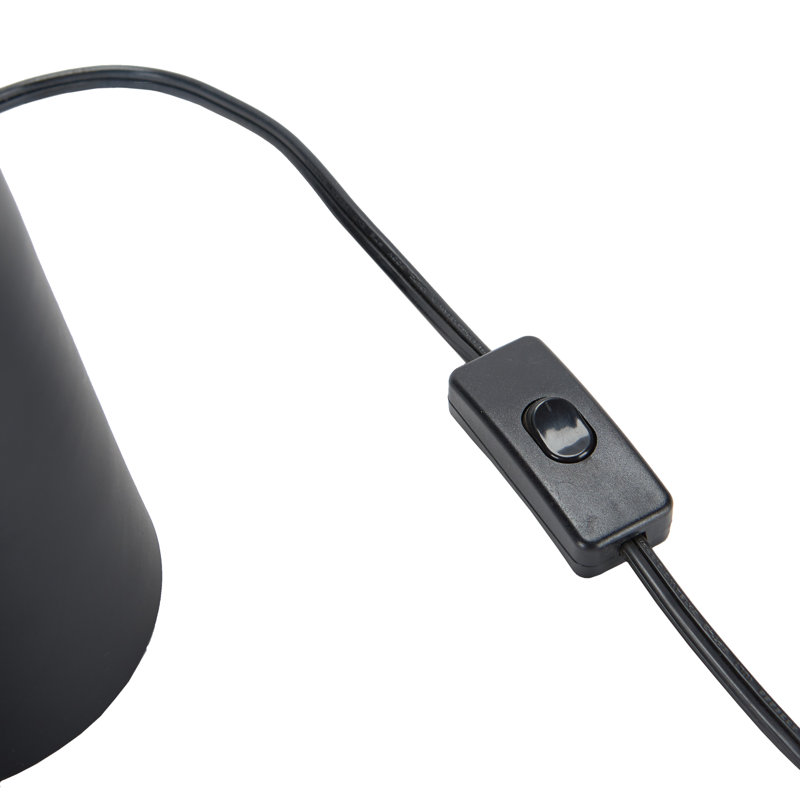 Lampe de table 16 po Bego, Noir